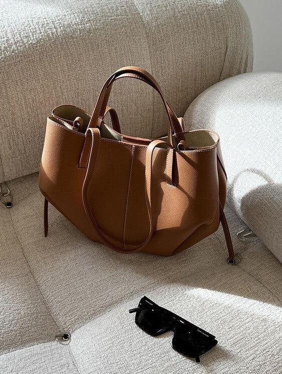 Pernilla – Sculpted Ruched Tote Bag