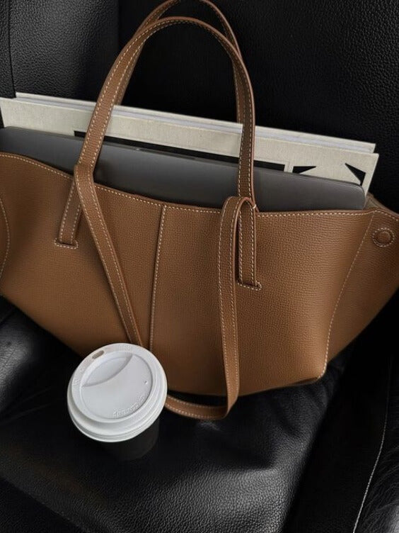 Pernilla – Sculpted Ruched Tote Bag