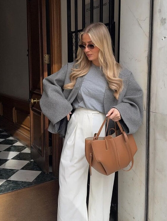 Pernilla – Sculpted Ruched Tote Bag