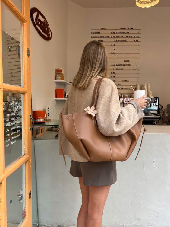 Pernilla – Sculpted Ruched Tote Bag